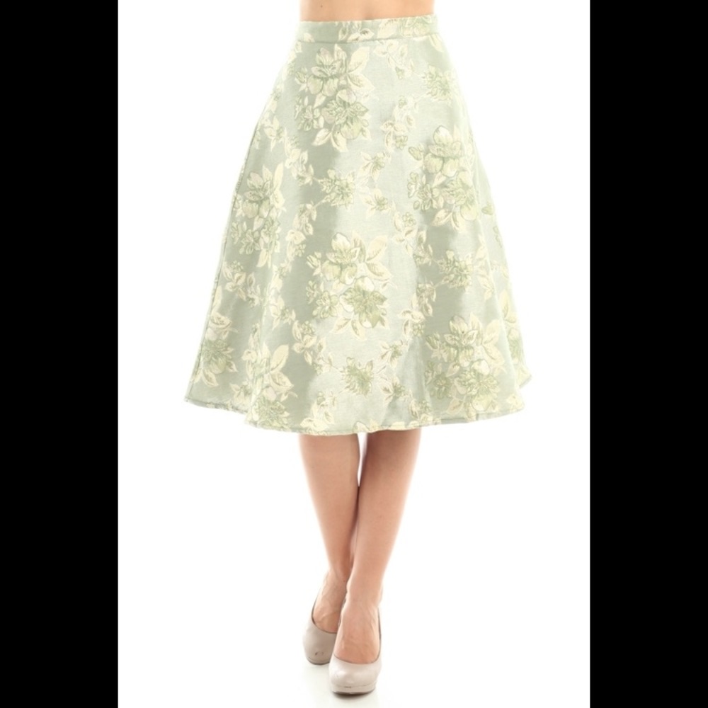 Brand New - Green A-line skirt **Prime**