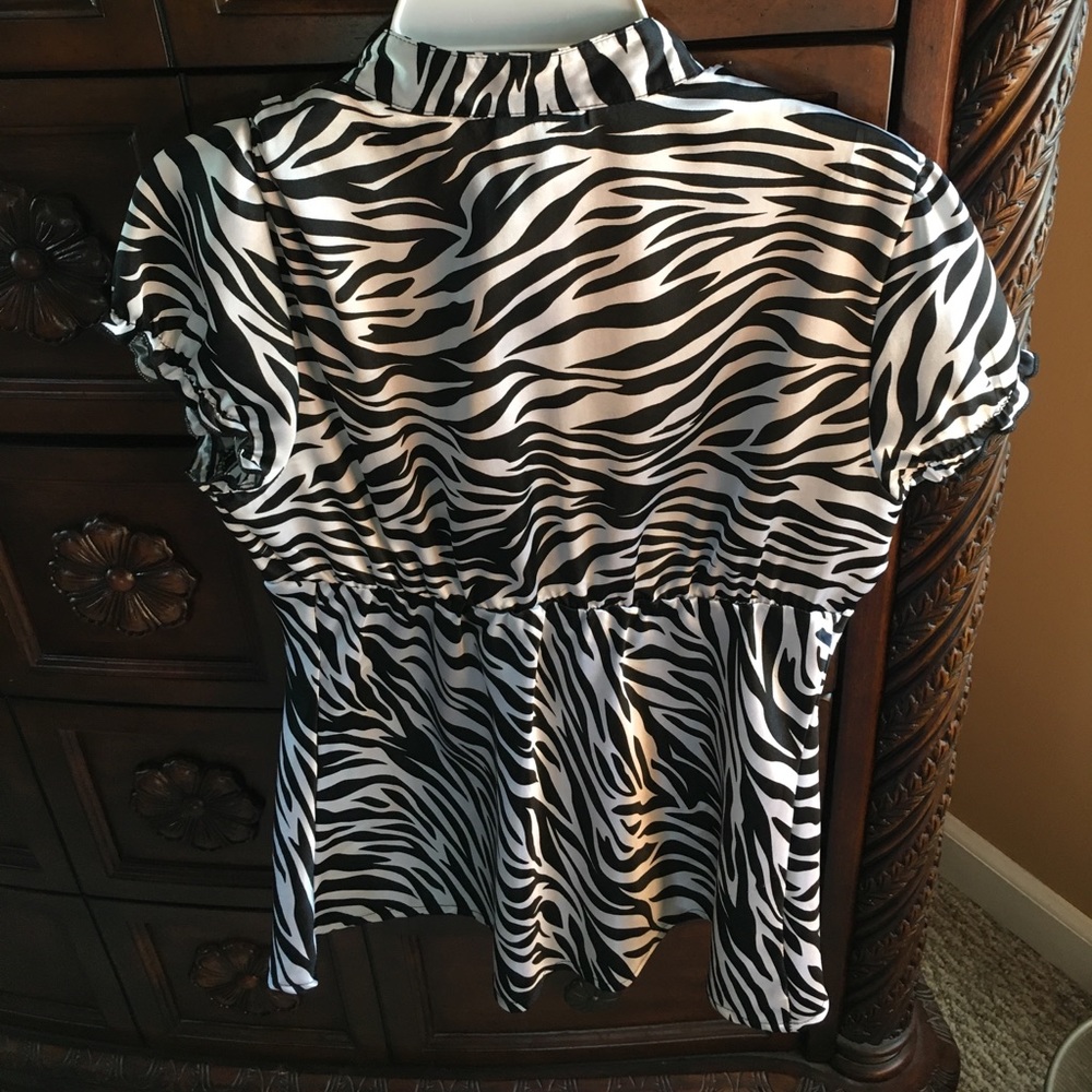 Zebra blouse medium - Picture 3 of 3