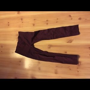 Maroon lululemon pants