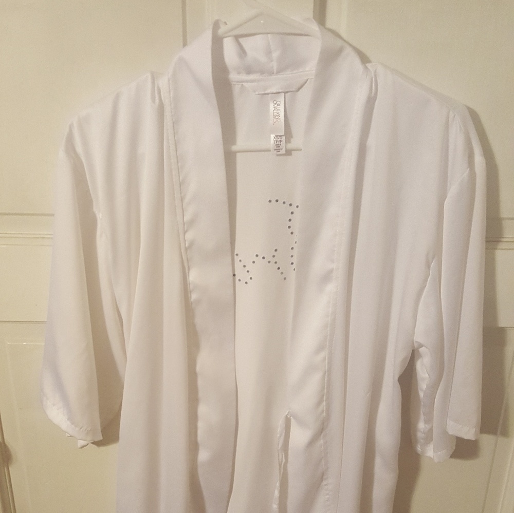 White Bridal Robe - Picture 4 of 7