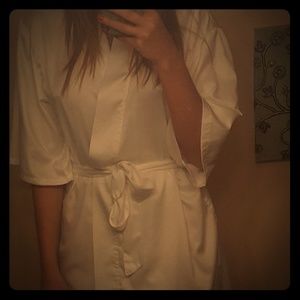 White Bridal Robe