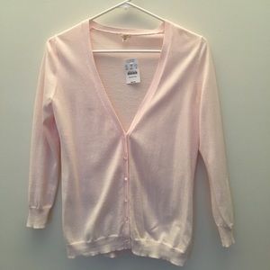 J. Crew factory 3/4 sleeve v-neck cardigan