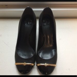 Tory Burch black wedge