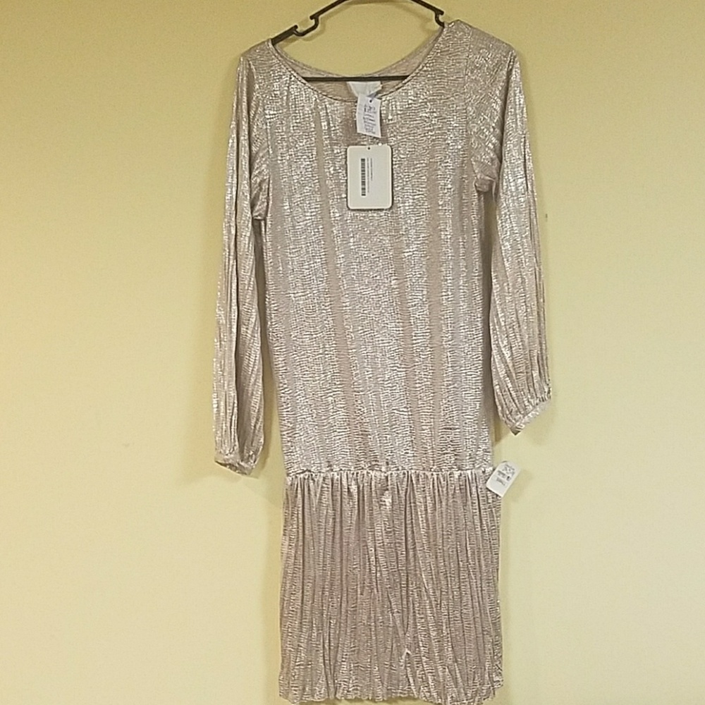 Alexis Gold Dress Small