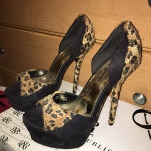 Leopard heels PLATFORMS