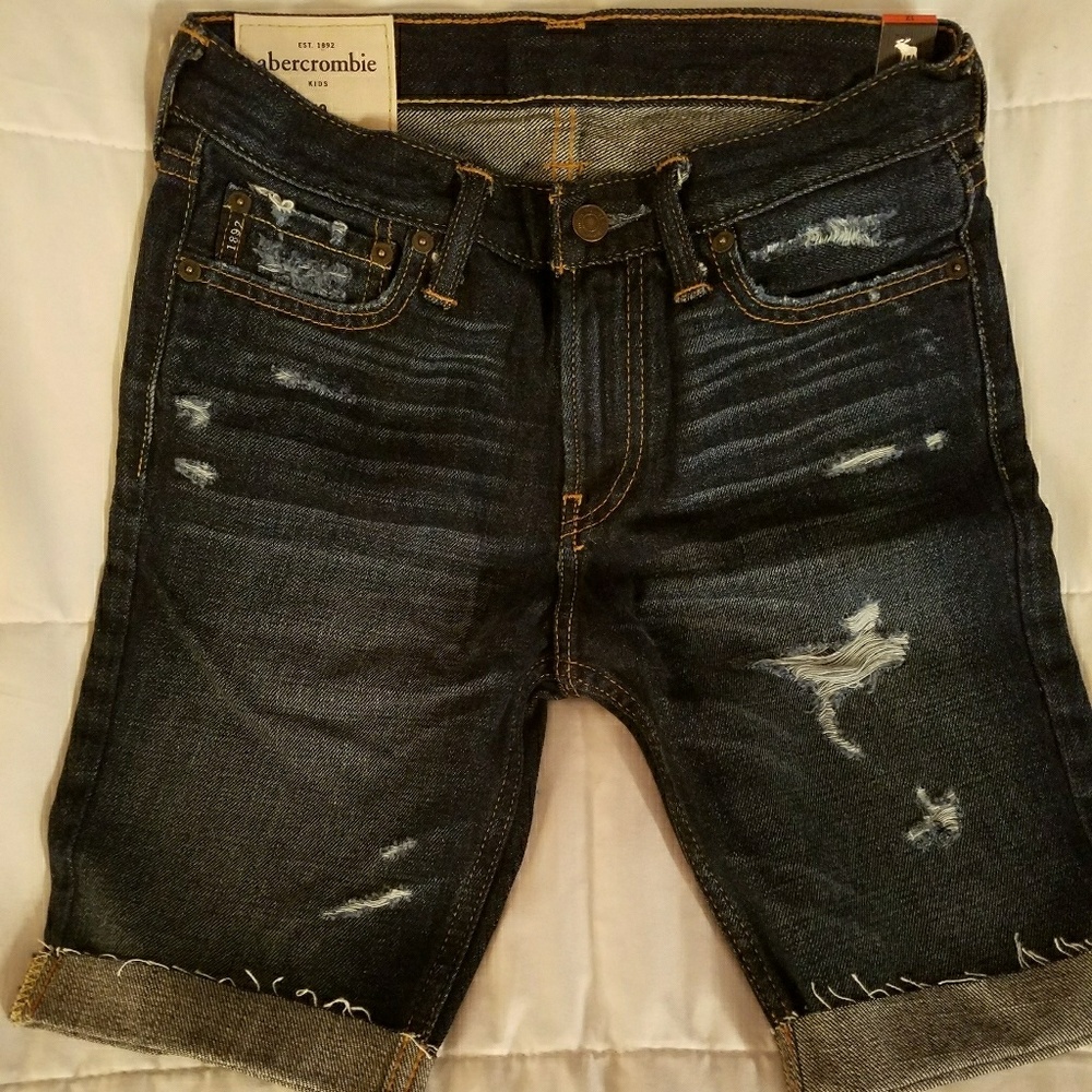 Abercrombie Kids boys denim shorts size 12