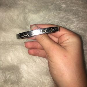 Colbie Caillat metal bracelet