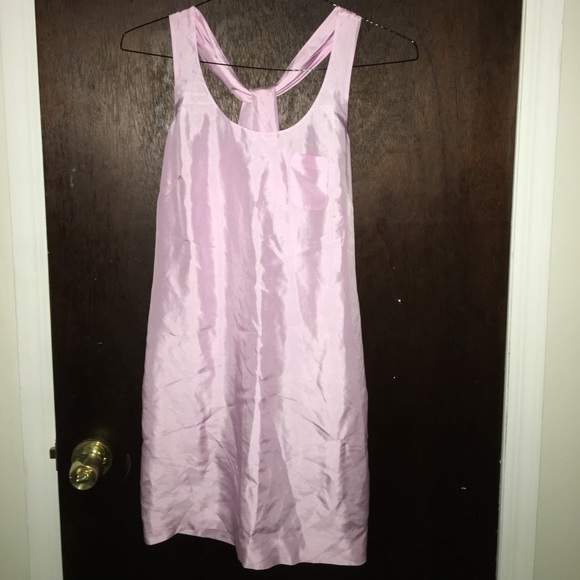 J. Crew silk racer back tank dress size 0 - Picture 1 of 5