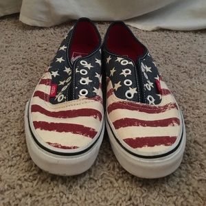 American flag Vans