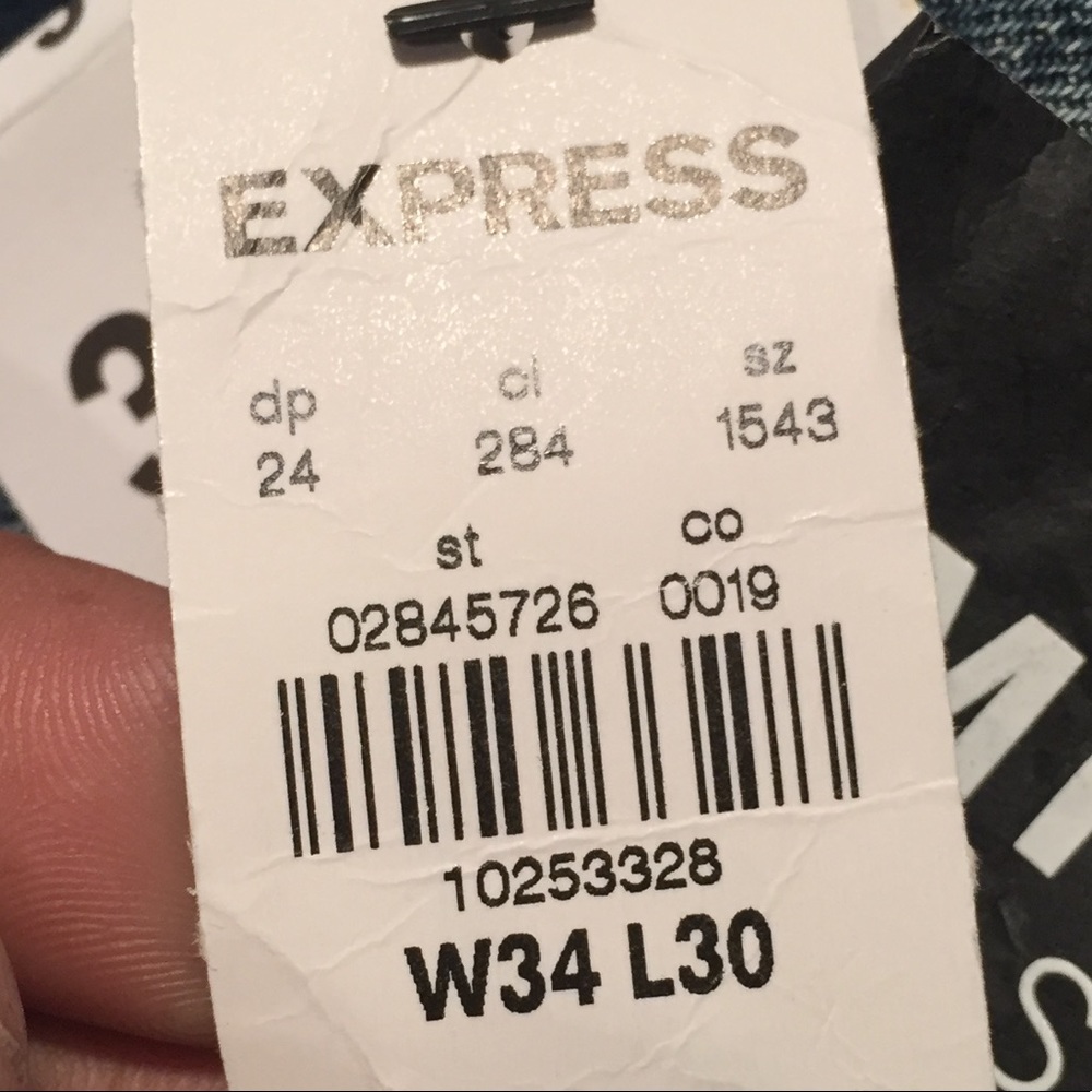 Express men's jeans