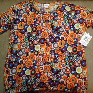 NWT Lularoe Multicolor Circles Irma- S