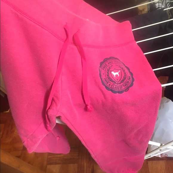 Pink Victoria's Secret capri sweatpants - Picture 2 of 4