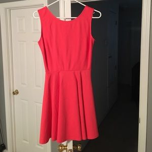 Love Ady hot pink skater dress