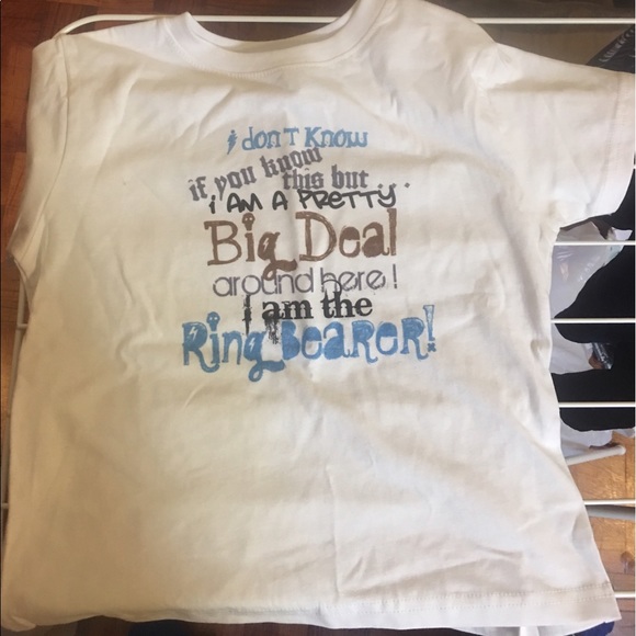 Ring Bearer Tshirt - Picture 1 of 2