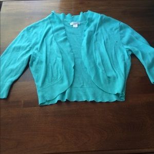 Teal sweater