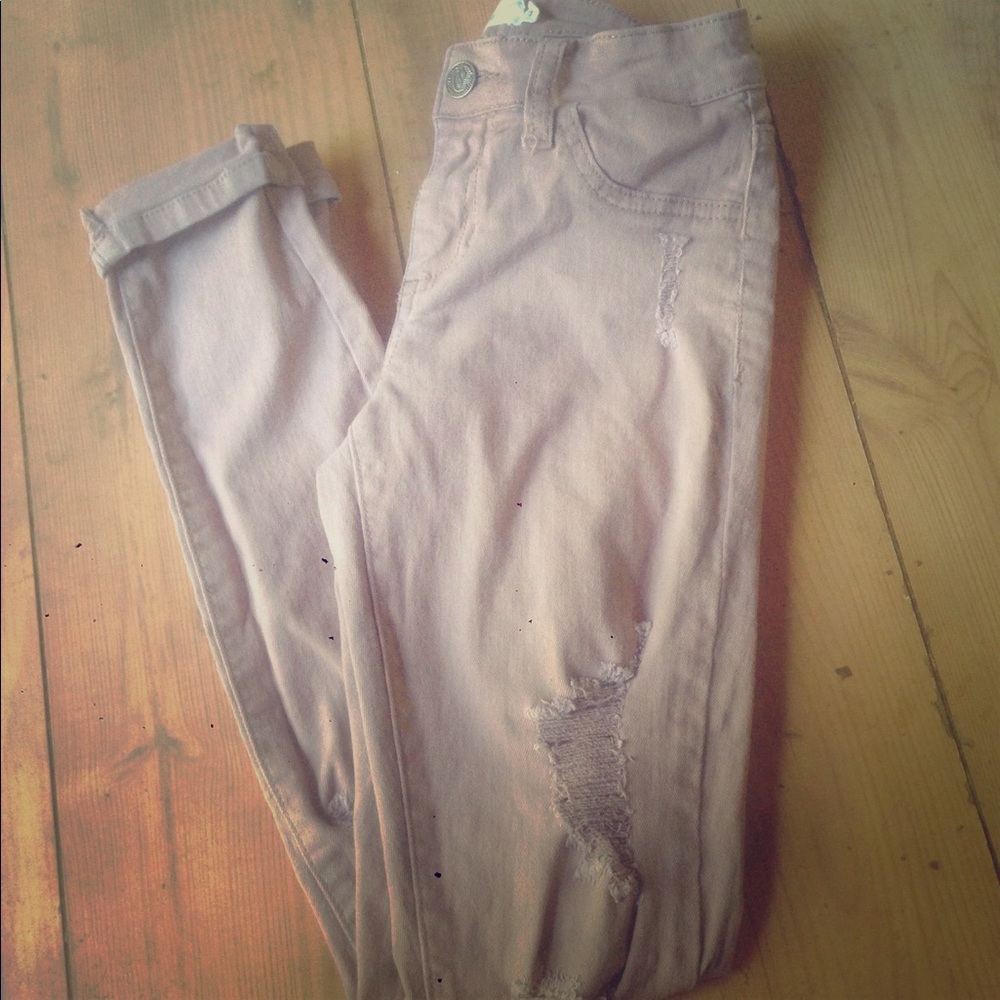 Nude color jeans!