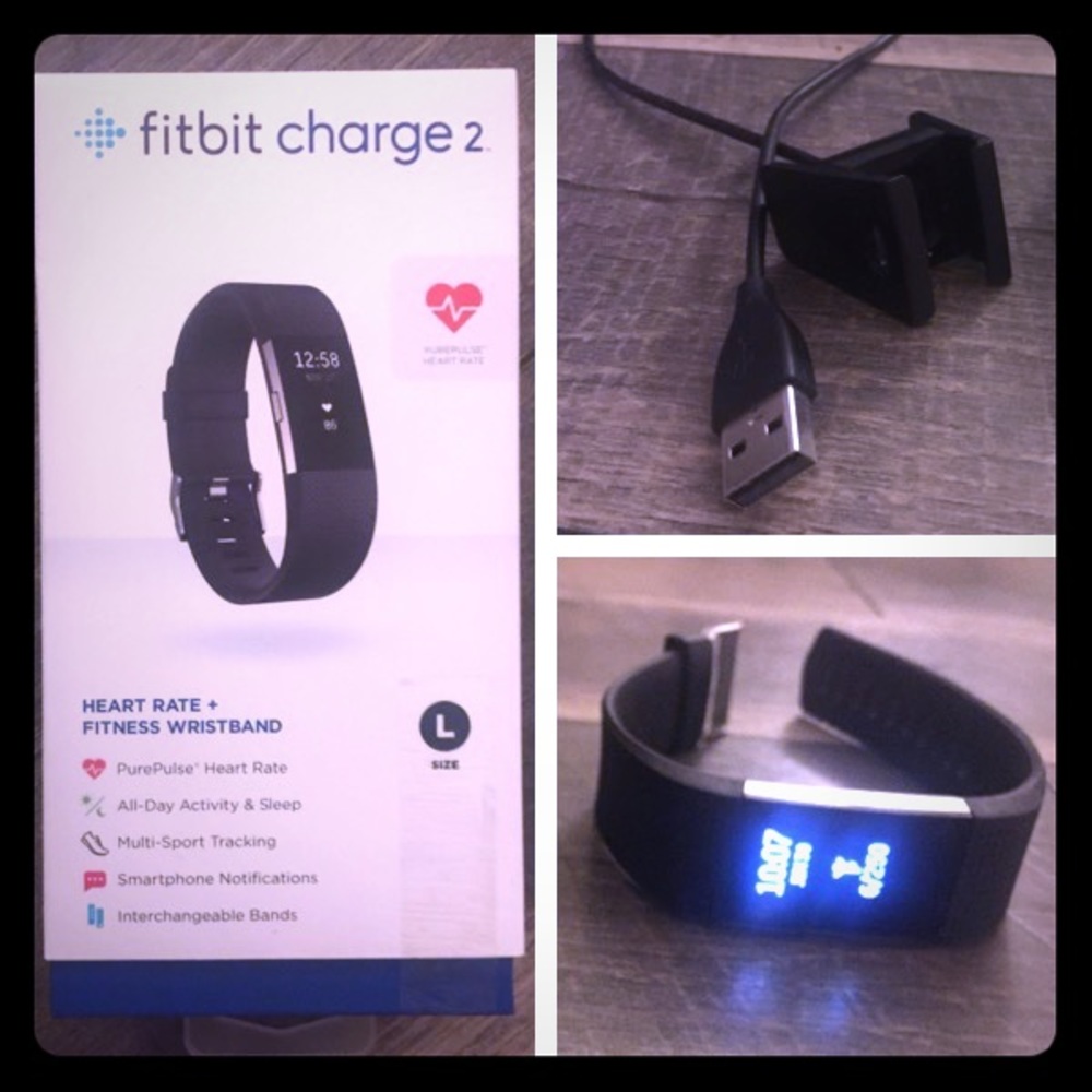 Fitbit Charge 2 
HR + Fitness Wristband