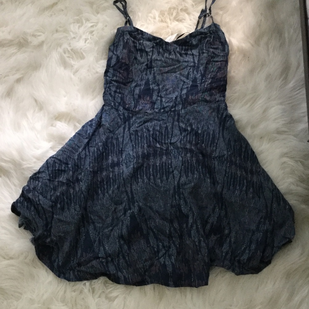 Blue skater dress!