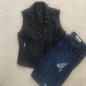 Forever 21 Faux Leather Vest
