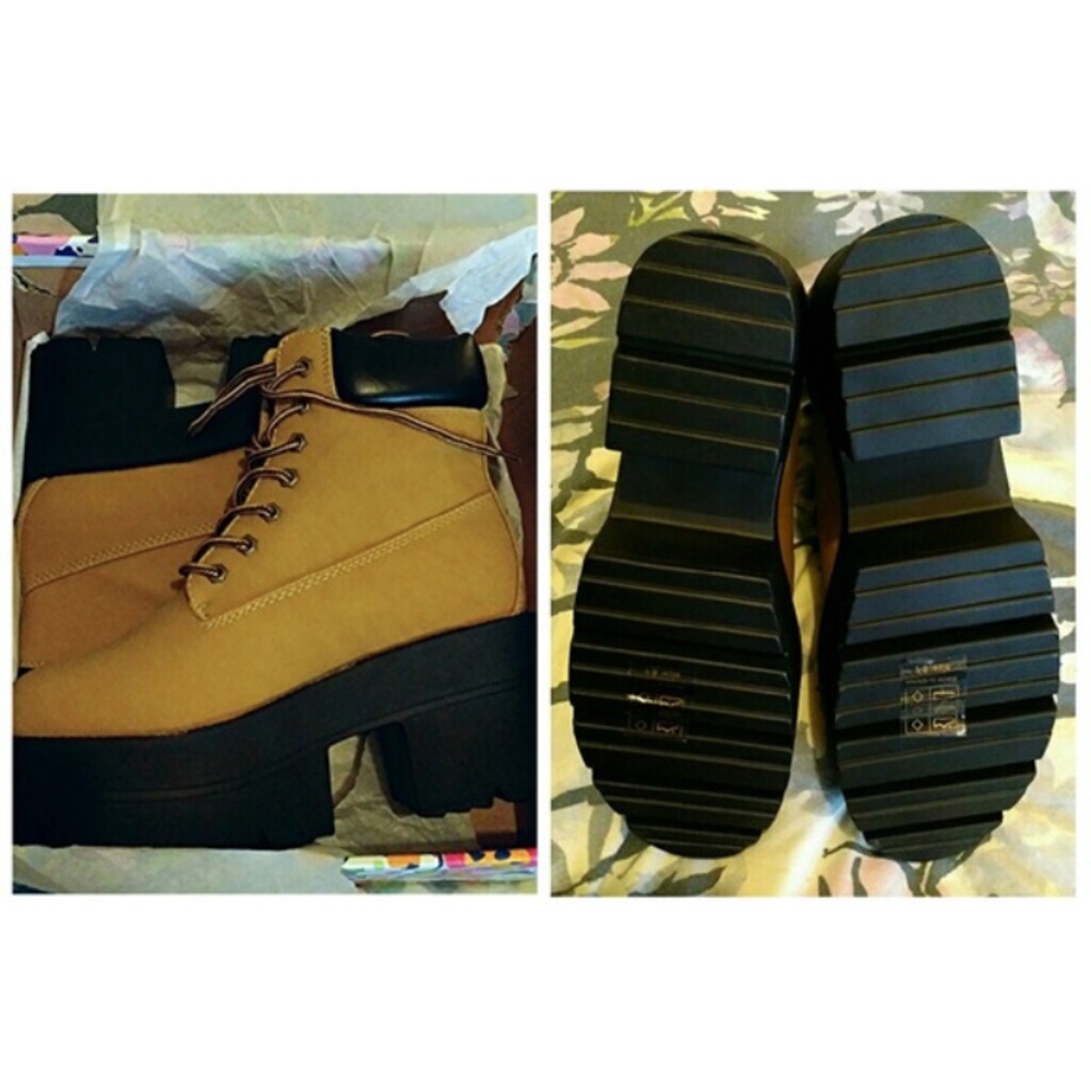 Dolls kill vegan platform boots