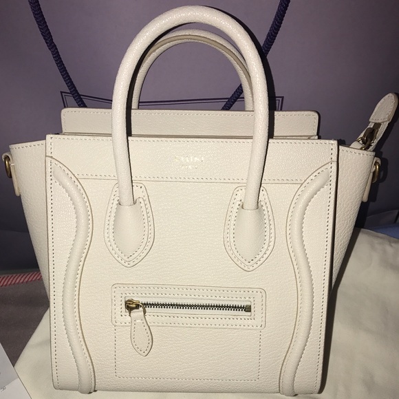 celine nano white