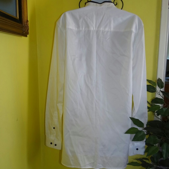 H&M White Button Down Shirt Dress - Picture 4 of 5