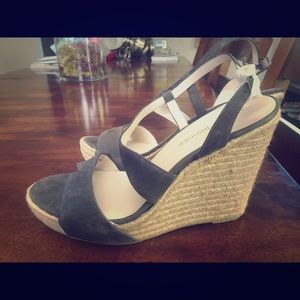Audrey Brooke brand new navy wedges size 10