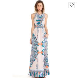 Lovers & Friends Maxi Dress in Blush Scarf - Small