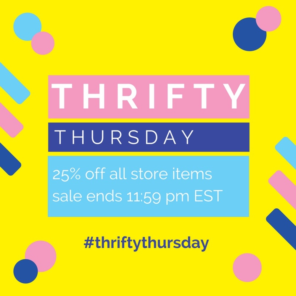 🚨THRIFTY THURSDAY 25% OFF WHOLE CLOSET🚨
