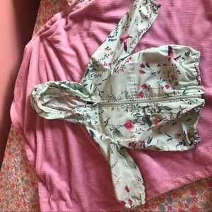 Baby Gap Floral Rain Jacket 2t