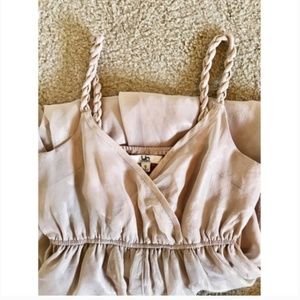 Ya Los Angeles Gold Braided Dress