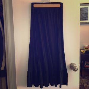 Long Black Skirt