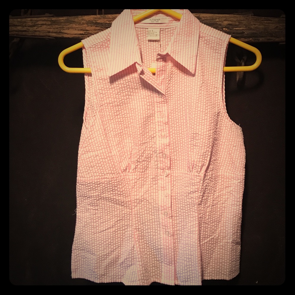 Size small Autograph New York sleeveless top pink