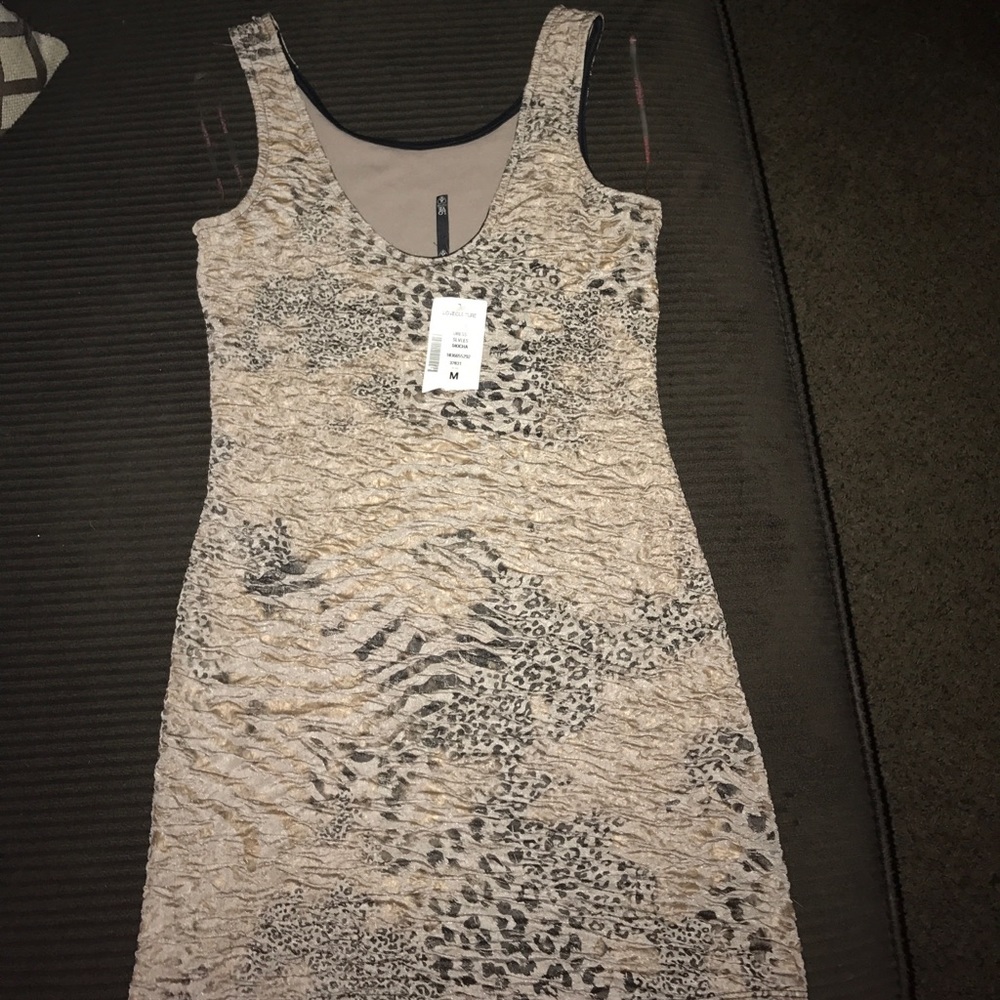 NWT--LOVECULTURE --MOCHA MINI DRESS