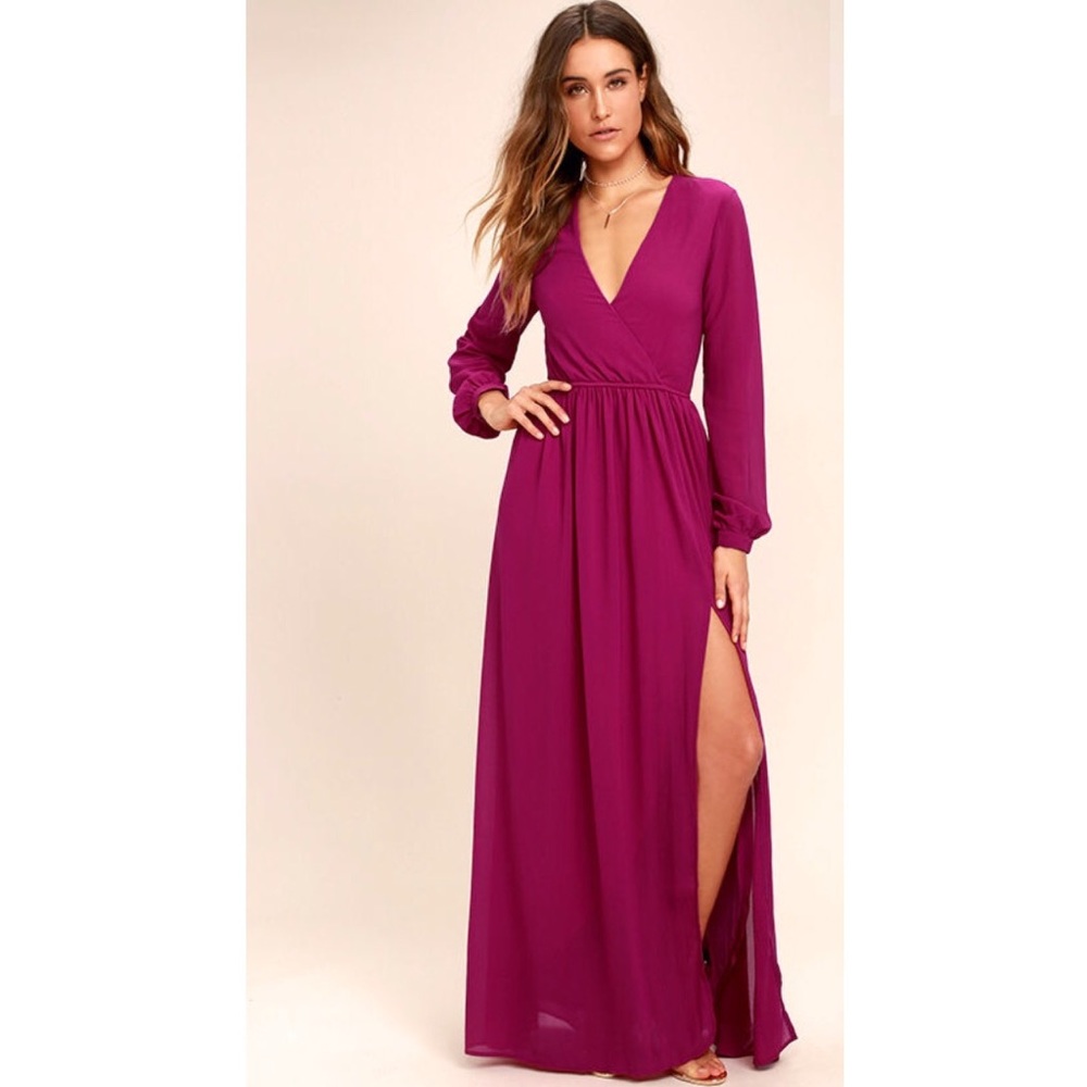 NWT WONDROUS WATER LILIES LONG SLEEVE MAXI DRESS