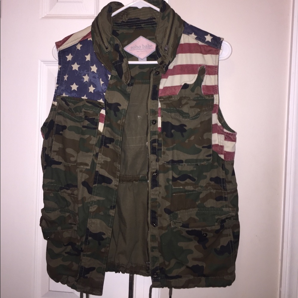 Camouflage vest