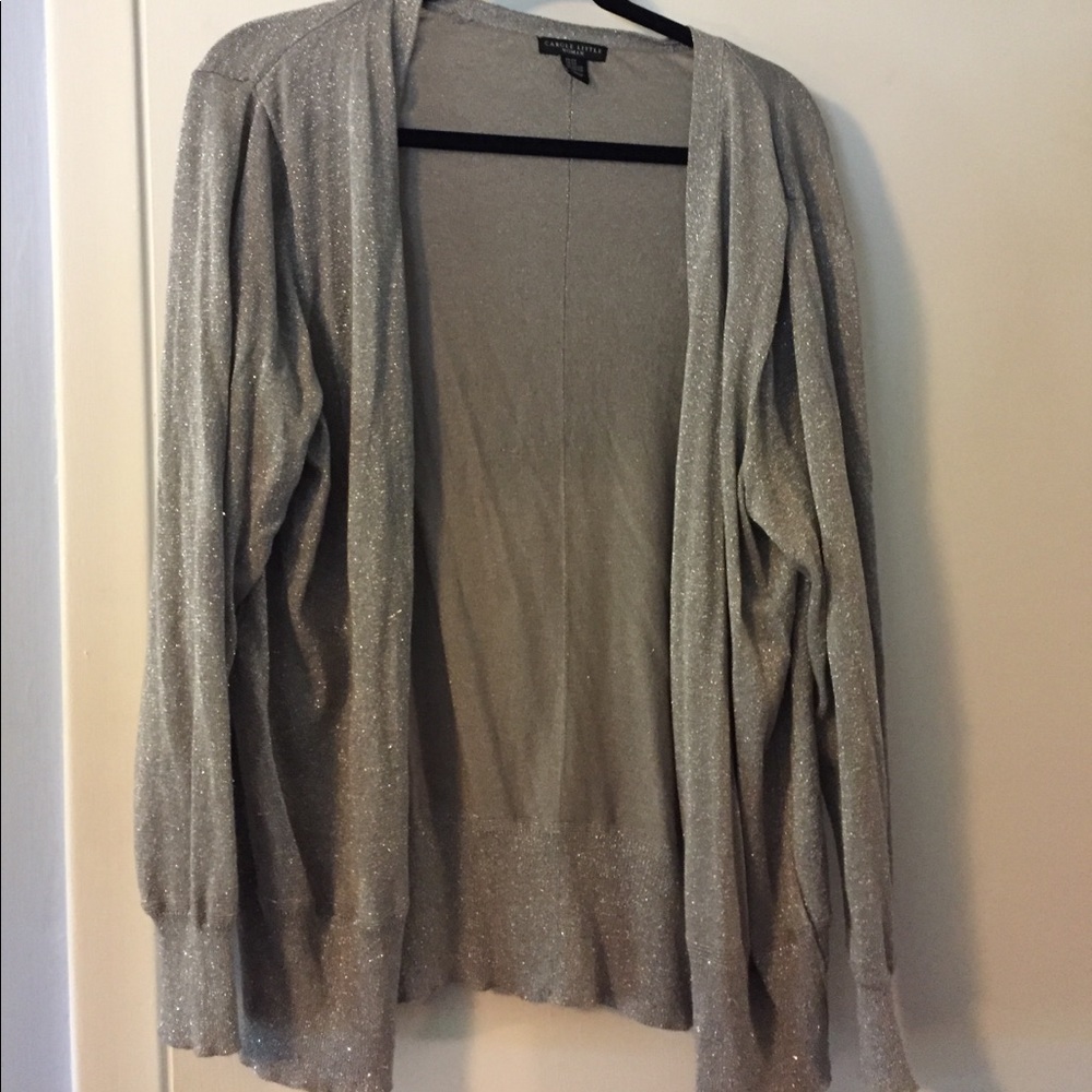Glitter silver sparkle shrug!