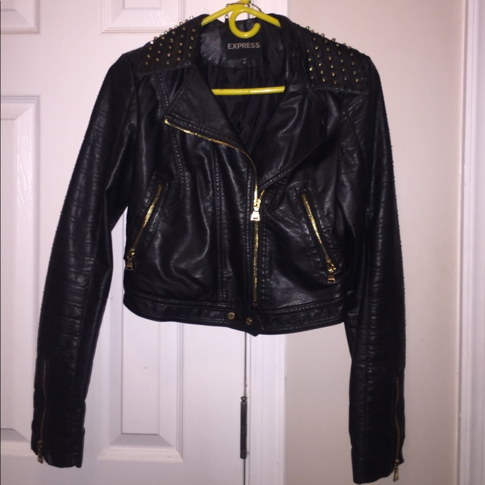 Express leather jacket