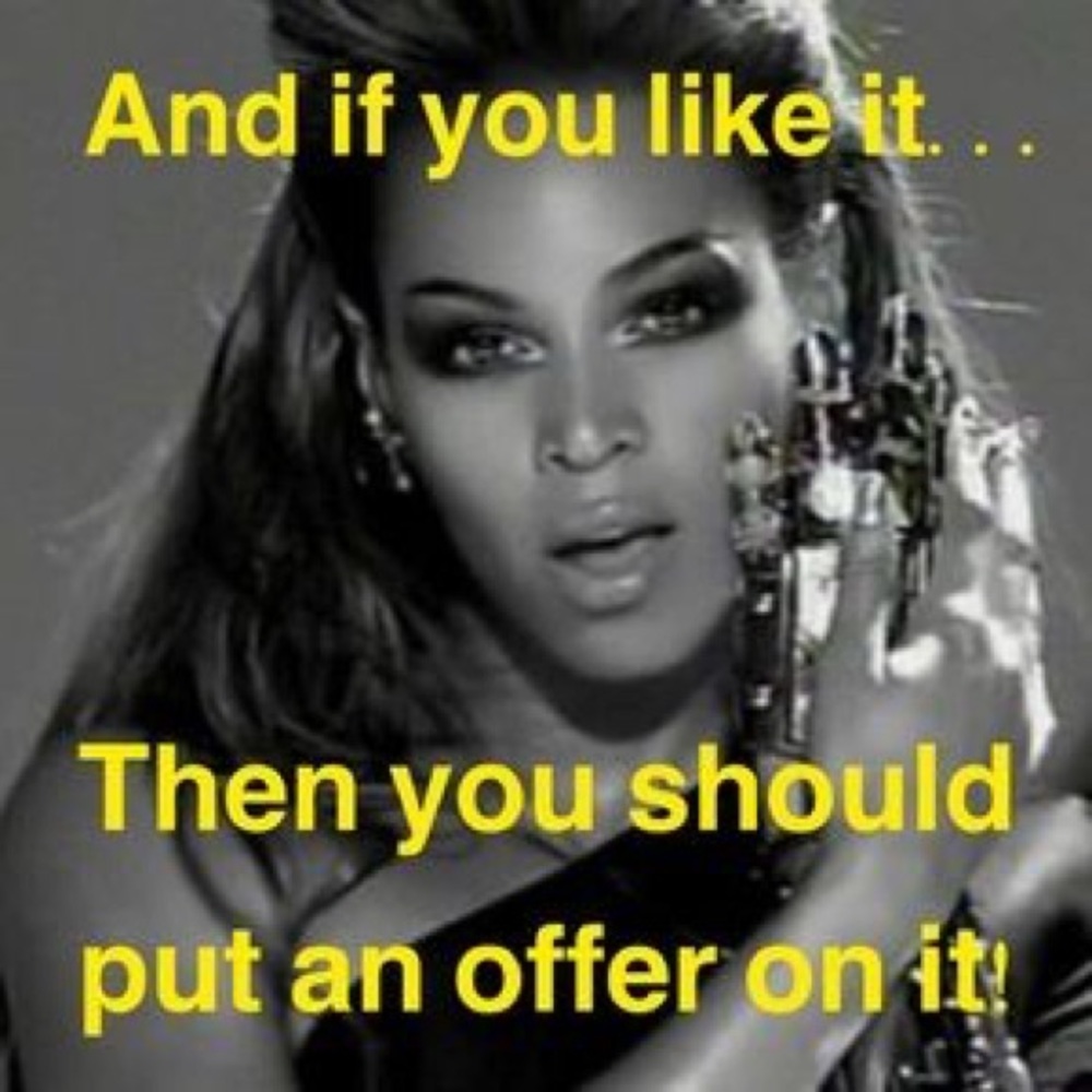 If you like it, put an offer on it! 😜😍