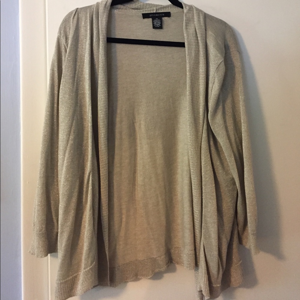 Sparkle gold glitter shrug!