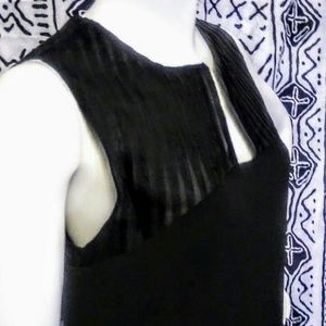 "Evan Picone" black sleeveless dress