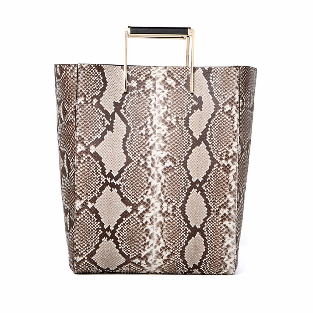 Jason Wu Genuine Python Leather Suvj Shopper Tote NEW - Picture 1 of 10