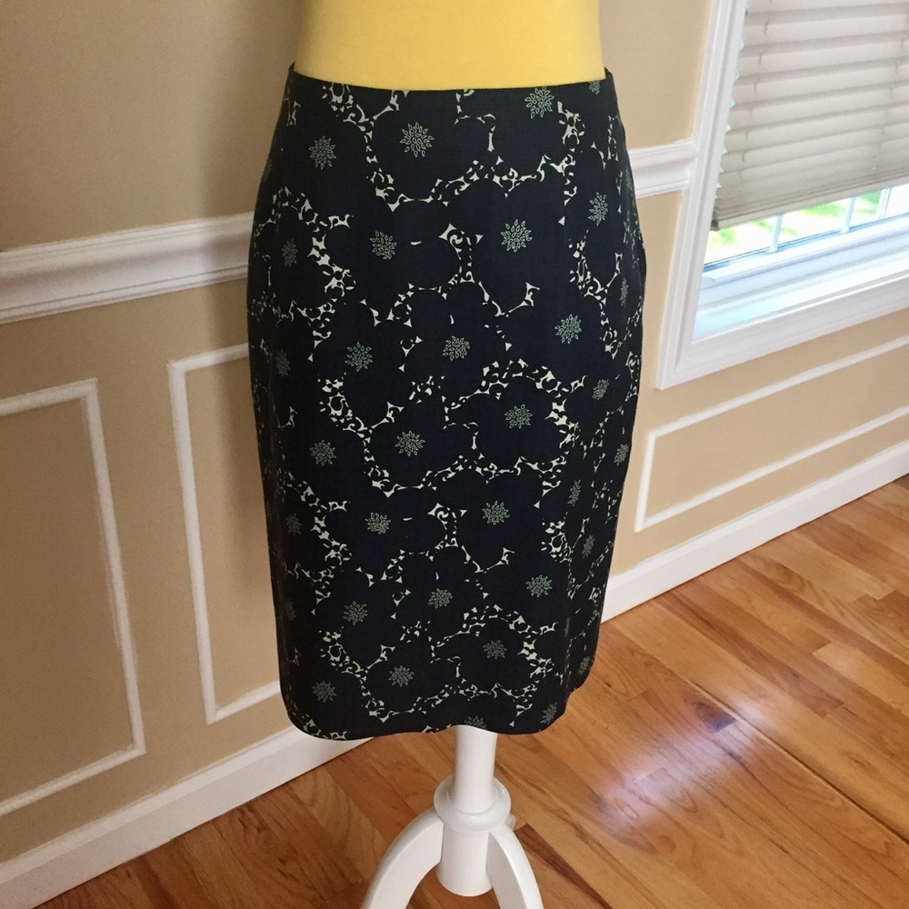 Ann Taylor Loft Navy Blue Skirt