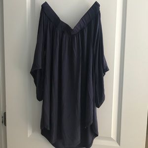 Navy off the shoulder top