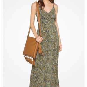 MICHAEL MICHAEL KORS Floral Jersey Maxi Dress