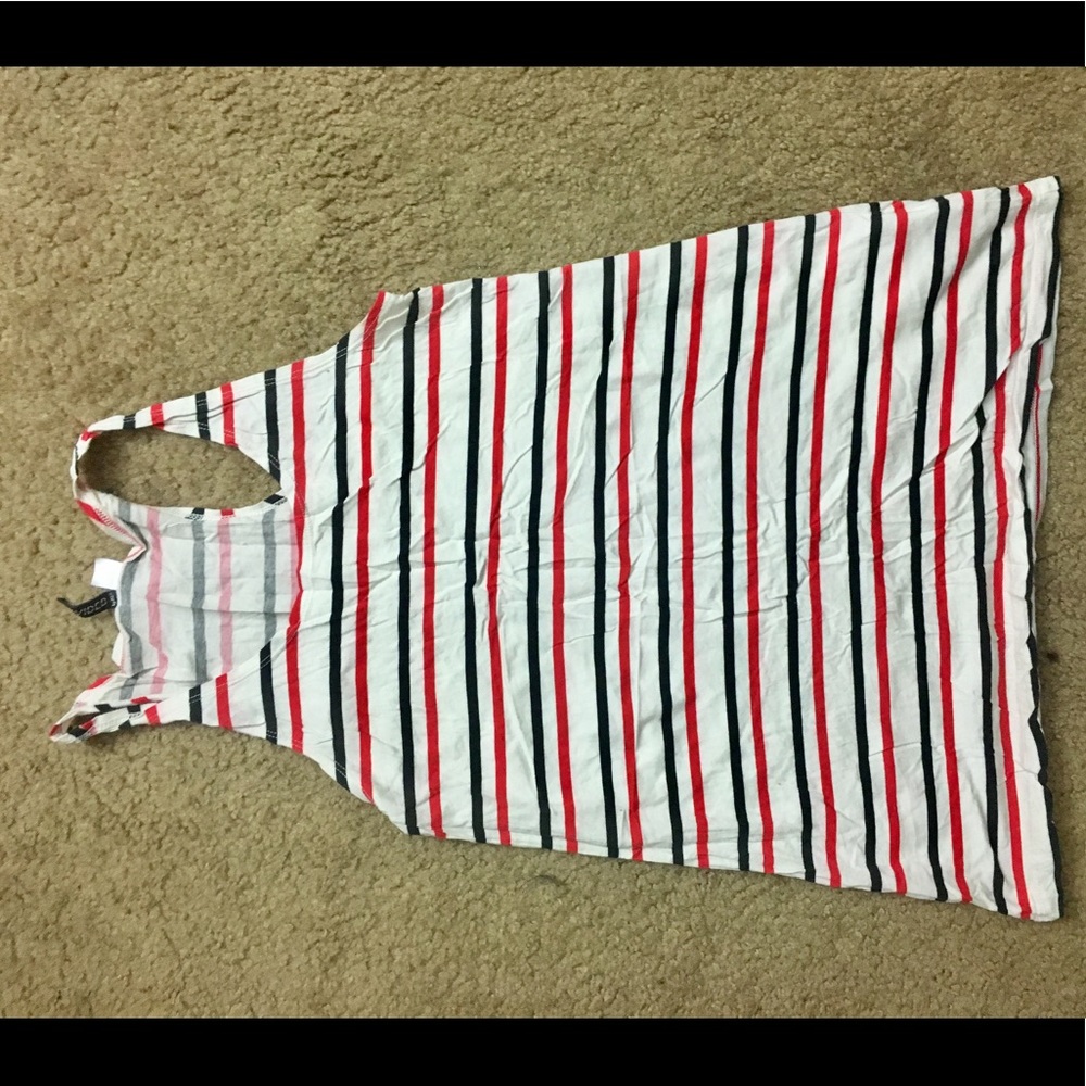 🐾Stripped Tee Racer Back
