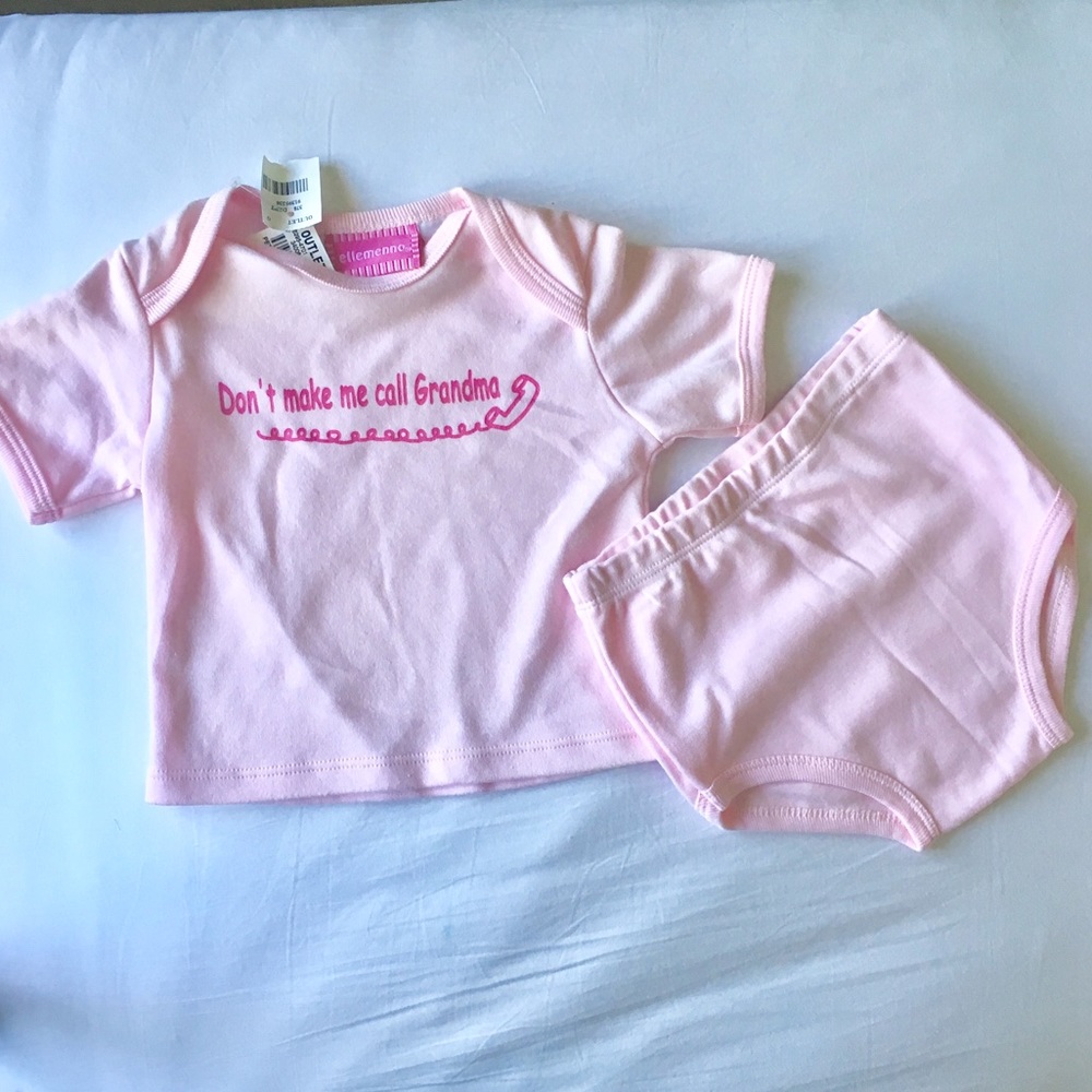 Don't make me call Grandma baby outfit 2 piece set