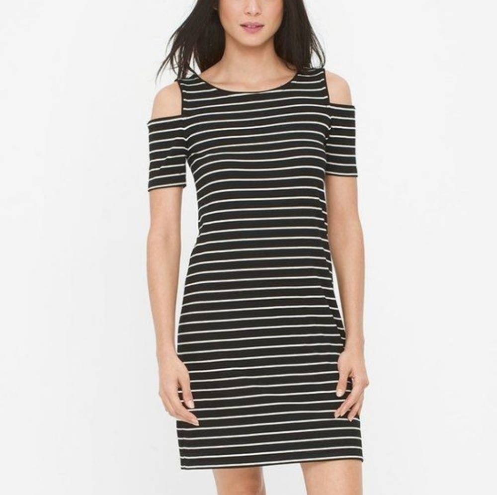 Cold shoulder dress