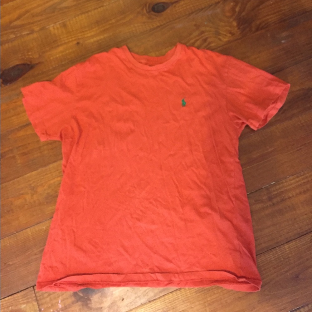 Orange polo short sleeve