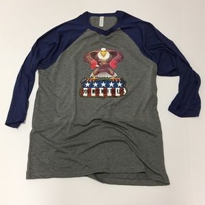 Baseball T-Shirt with Original Vintage Iron-On